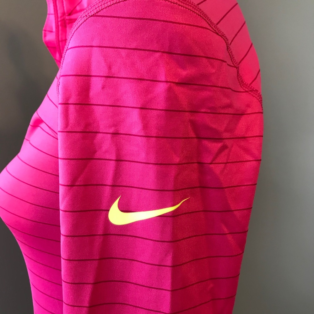 Nike Pro Striped Half Zip Pullover - image 8